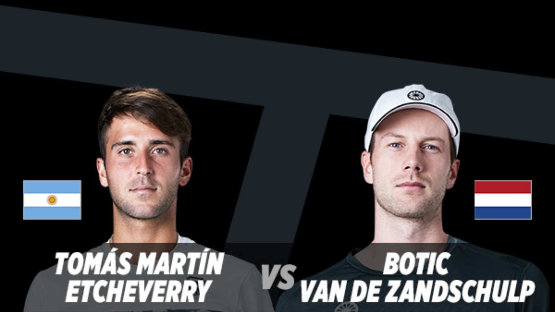 Etcheverry, Tomas Martin - Van De Zandschulp, Botic