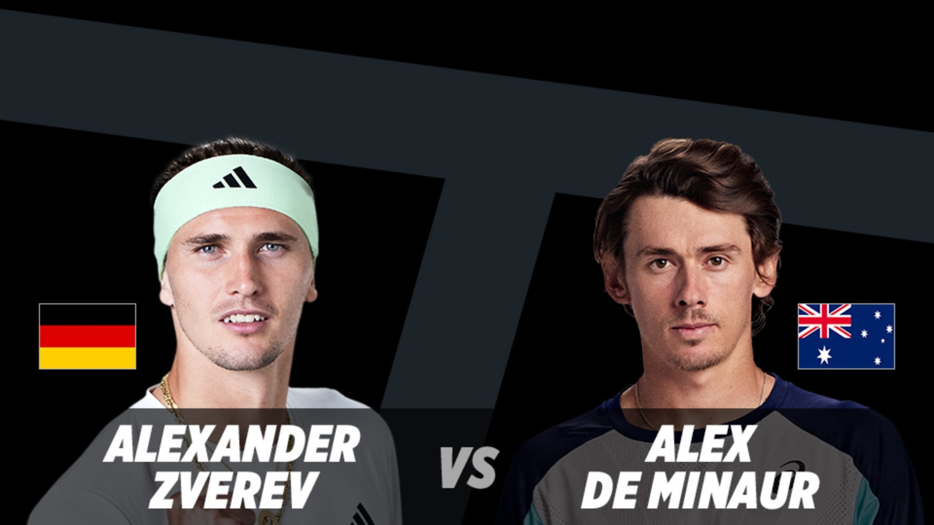 Zverev, Alexander - De Minaur, Alex